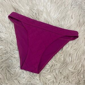Lululemon Diamond Grid Skimpy Fit Bikini Bottom Magenta